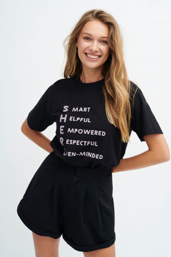 Shero czarny t-shirt Maciej Zieńj
